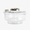 Aladdin Lamp Wall Bracket Lamp Clear Crystal Glass with Nickel Wall Bracket - Image 2