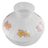 Aladdin Lamp Plumeria Flower Crystal Shade with White Dome Part # 22061 - Image 2