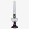 Aladdin Lamp Clear Crystal over Amethyst Lincoln Drape Table Lamp Part #100040126