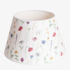 Aladdin Lamp Milk Glass Alexandria with Wondering Wildflower Shade & Brass Hardware - Image 6