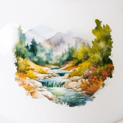 Aladdin Lamp Wild Mountain Stream Shade - Image 3