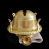 Queen Anne #3 Oil Lamp Burner Solid Brass - Image 2