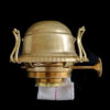 Queen Anne #3 Oil Lamp Burner Solid Brass - Image 3