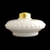Teardrop Pattern Oil Lamp Font White Opal Glass