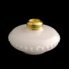 Teardrop Pattern Oil Lamp Font White Opal Glass - Image 2