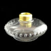 Teardrop Pattern Oil Lamp Font Clear Crystal Glass - Image 2