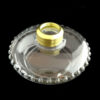 Teardrop Pattern Oil Lamp Font Clear Crystal Glass - Image 3