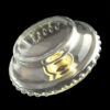 Teardrop Pattern Oil Lamp Font Clear Crystal Glass - Image 4