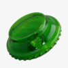 Teardrop Pattern Oil Lamp Font Green Crystal Glass - Image 4