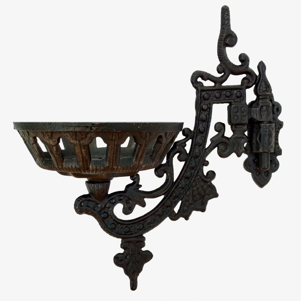 Victorian Style Cast Iron Wall Bracket Assembly 9 inch Imperial