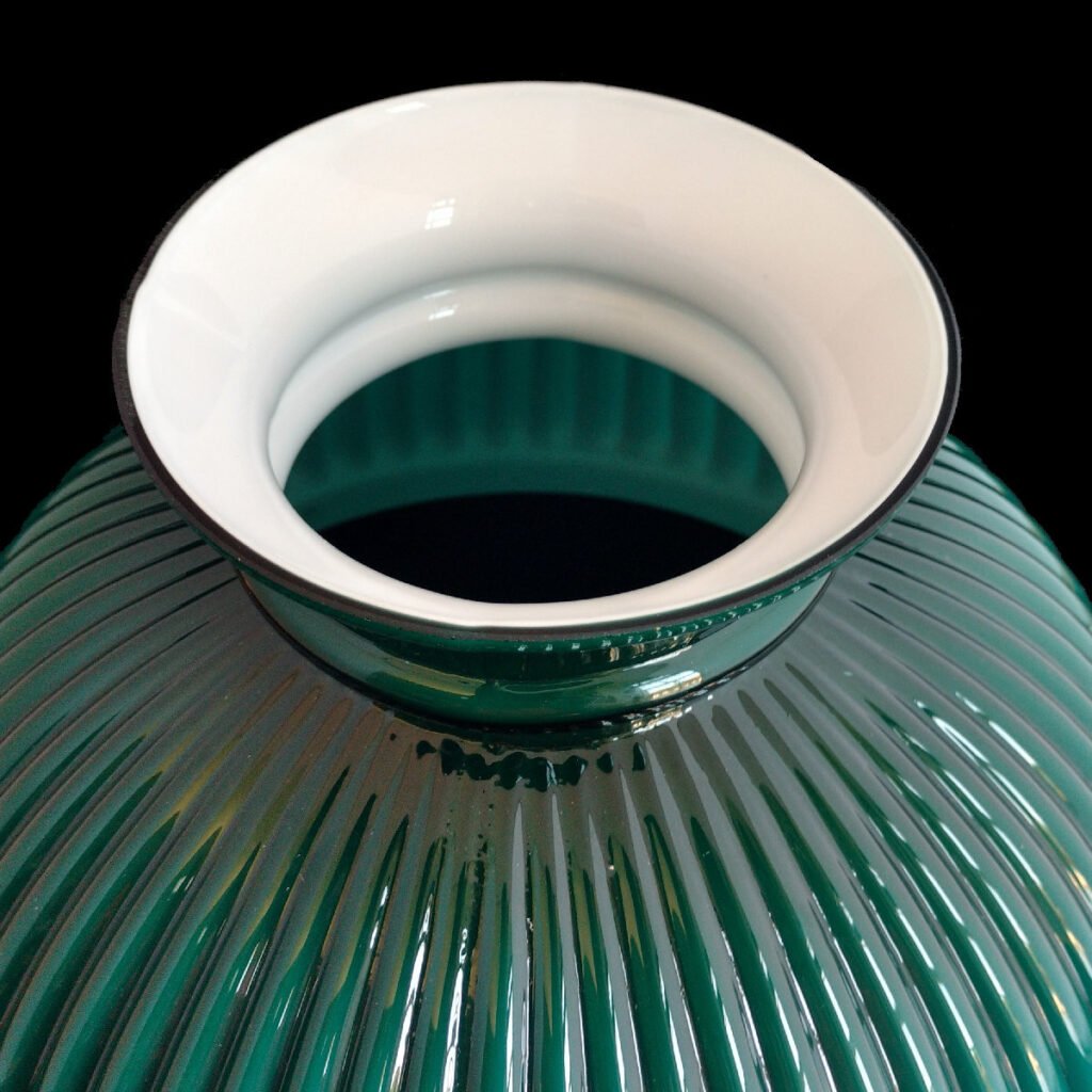 Aladdin Lamp Green Ribbed Shade Part N301 Imperial Lighting Co.