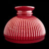 Ruby Red Ribbed Shade
