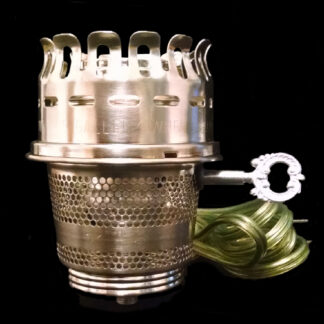 Nickel Electric Convertor Burner for use with most Aladdin Lamps