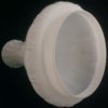 Angle Lamp Chimney in White Opal Cased Glass - Image 3