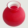 Ruby Red Cased Glass Ribbed Shade Part #302 - Image 3
