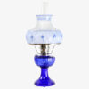 Aladdin Lamp Cobalt Blue Lincoln Drape with M753 Shade & Nickel Hardware