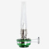 Aladdin Lamp Wall Bracket Lamp Emerald Green with Nickel Wall Bracket