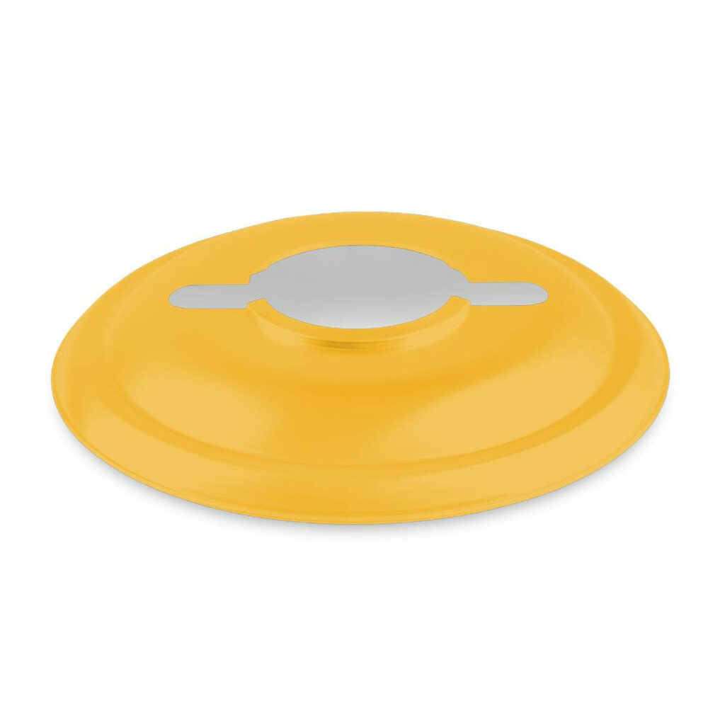 Feuerhand Hurricane Lantern Top Reflector in Signal Yellow Imperial