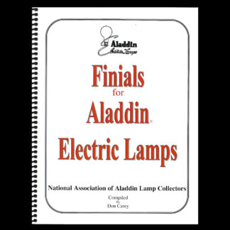 Finials for Aladdin Electric Lamps