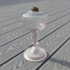 Three Face Fancy Font Oil Lamp by George Duncan and Sons circa 1878 Lamp 1 of 2 - Image 2
