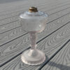 Three Face Fancy Font Oil Lamp by George Duncan and Sons circa 1878 Lamp 1 of 2 - Image 3