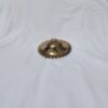 Scalloped Edge Smoke Bell Solid Brass