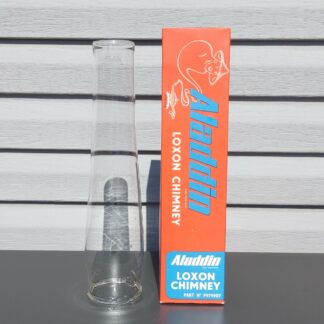 Aladdin Lamp Heat Resisting Glass Lox-on Chimney Made in England
