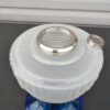Aladdin Lamp Etched Crystal Font over Cornflower Blue Foot Only 1 Lamp Ever Produced - Image 7