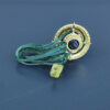 Brass Plated Electric Convertor Burner for #2 Size Oil Lamp Collars - Image 2