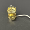 Pixie Lamp Burner with 1/8 Inch Diameter Wick and Screw-on Collar - Image 3