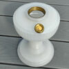 Aladdin Lamp Solitaire White Moonstone Glass Circa 1938 - Image 4