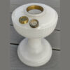 Aladdin Lamp Solitaire White Moonstone Glass Circa 1938 - Image 6