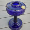 Aladdin Lamp Cobalt Blue Tall Lincoln Drape Circa 1940-1949 - Image 4