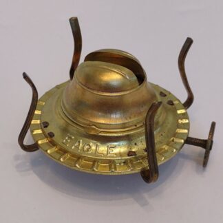 Eagle #0 Oil Lamp Burner Brass Plated