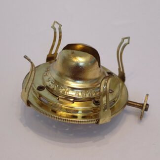 Old Stock Queen Anne #0 Oil Lamp Burner Solid Brass