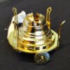 Queen Anne #1 Oil Lamp Burner Solid Brass New - Image 3