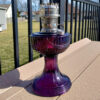 Aladdin Lamp Amethyst Lincoln Drape Lamp
