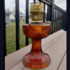Aladdin Lamp Amber Lincoln Drape Lamp