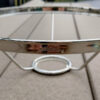 Aladdin Lamp 10 inch Nickel Shade Ring - Signed "Aladdin" - Image 2