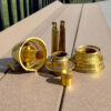 Aladdin Lamp Chicago Model B Burner Brass Finish - Image 3