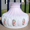 Antique Rose Pink Blush Dome Shade Part # M758