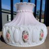Antique Rose Pink Blush Dome Shade Part # M758 - Image 2