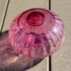 Cranberry Ice Optic Font 5-1/2 in Diameter - Image 3