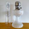 Aladdin Lamp in Etched Crystal Glass Only 1 Lamp Ever Produced with 1 of only 1 Chimney