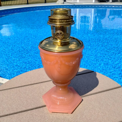 Aladdin Lamp Rose Moonstone Florentine.
