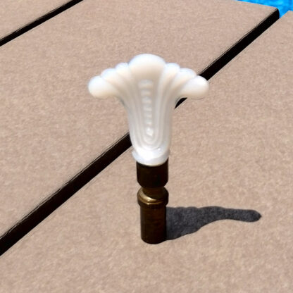 Aladdin Lamp Finial Moonsheaf Pattern - Image 2