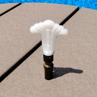 Aladdin Lamp Finial Moonsheaf Pattern