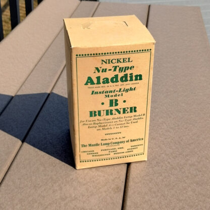 Aladdin Lamp Model B Burner New in Box Nickel Finish - Image 3