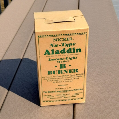 Aladdin Lamp Model B Burner New in Box Nickel Finish - Image 8