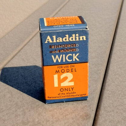 Aladdin Lamp Model 12 Wick. New Old Stock